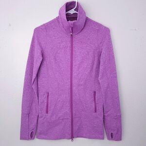 LULULEMON In Stride Jacket Heathered Ultra Violet Size 4